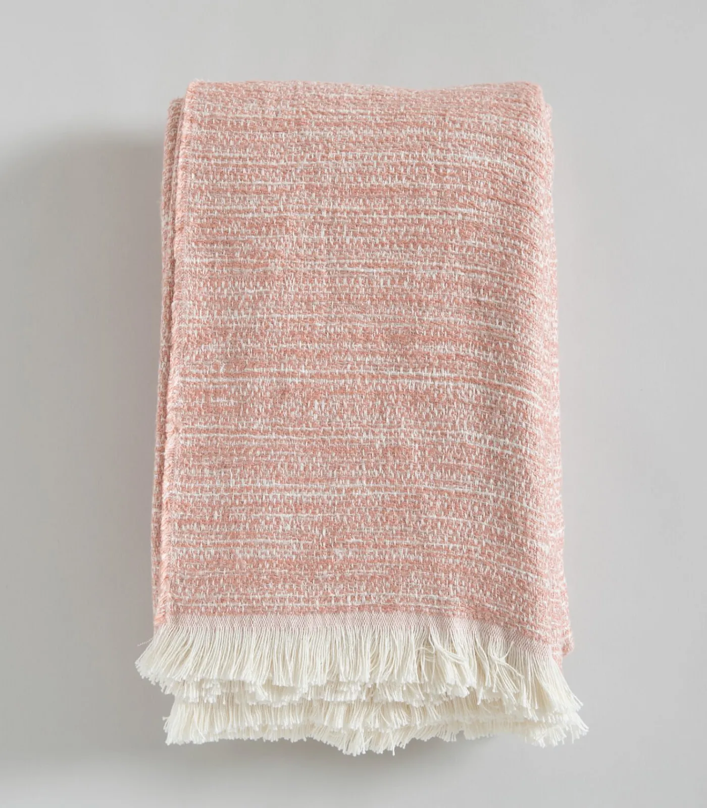 Deken 2 personen Melange 240x220 cm Lichtroze Bedspreien