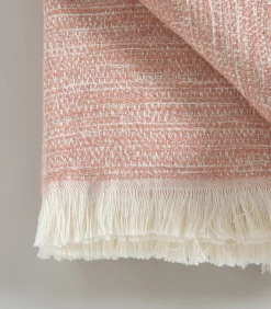 Outlet Deken 1 persoon Melange 160x220 cm Lichtroze Bedspreien