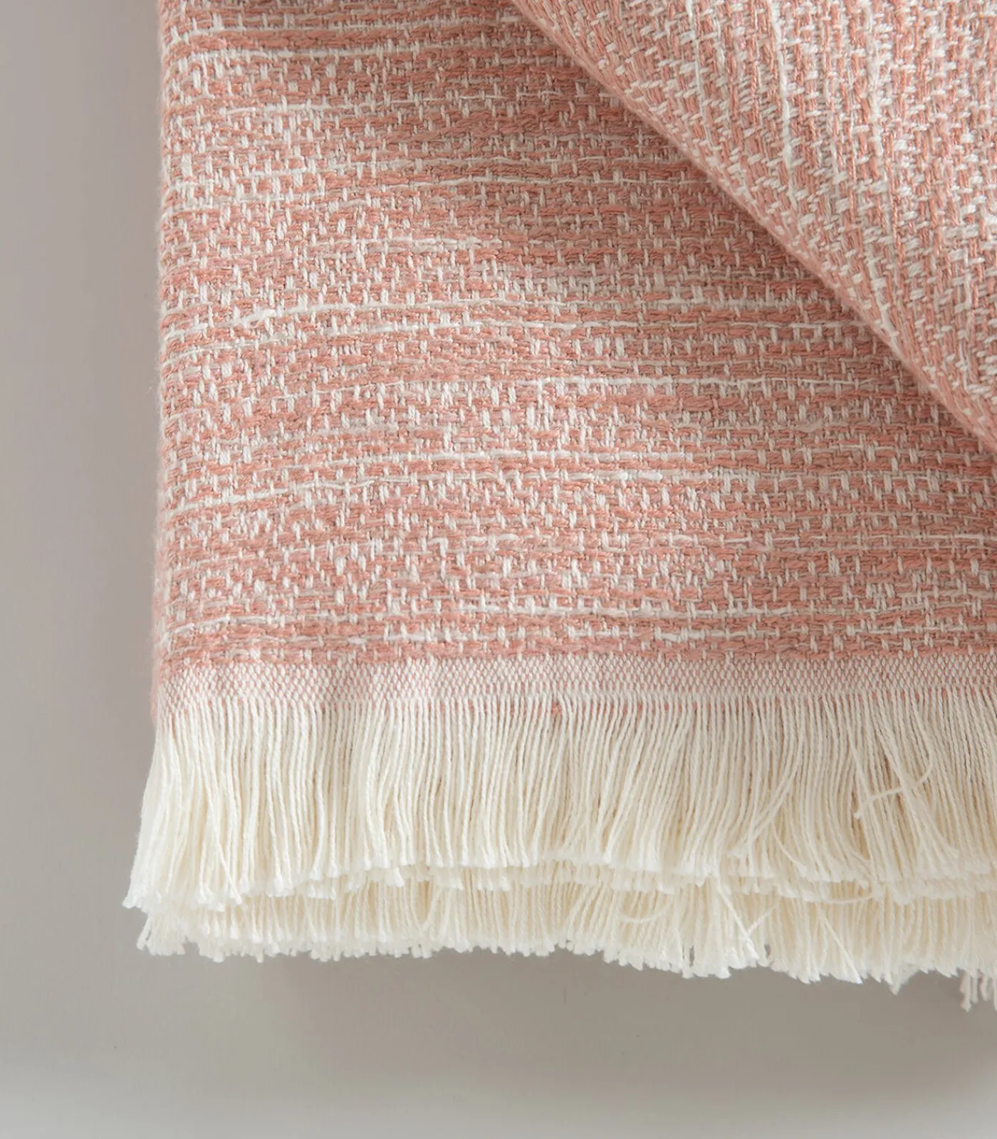 Outlet Deken 1 persoon Melange 160x220 cm Lichtroze Bedspreien