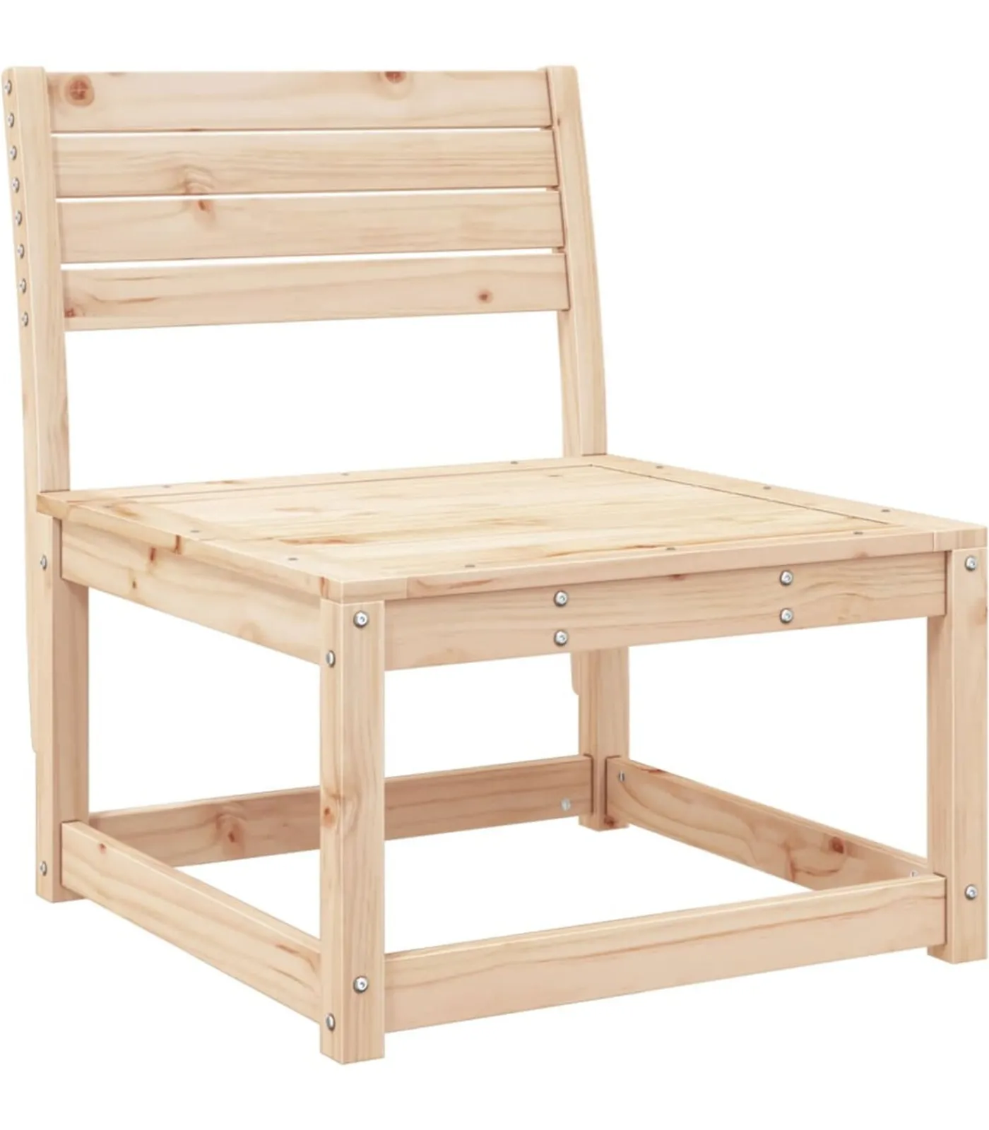 Clearance 6-delige Loungeset massief grenenhout Tuinmeubelen