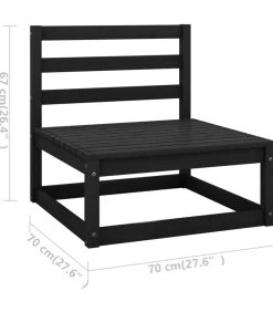 New 12-delige Loungeset massief grenenhout Tuinmeubelen