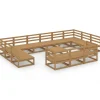 Outlet 14-delige Loungeset massief grenenhout Tuinmeubelen
