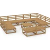 New 12-delige Loungeset massief grenenhout Tuinmeubelen