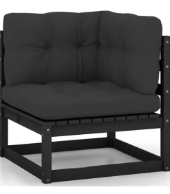 New 3-delige Loungeset met kussens massief grenenhout Tuinmeubelen