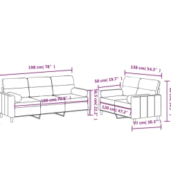 Discount 2-delige Loungeset met kussens stof wijnrood Zetels