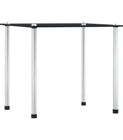 3-delige Tafeltjesset gehard glas zwart Tafels