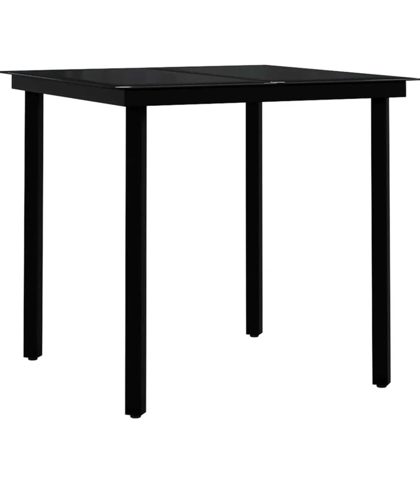 Hot 5-delige Tuinset grijs en zwart Tuinmeubelen