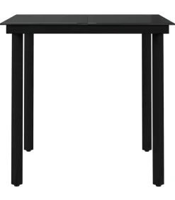 Hot 5-delige Tuinset grijs en zwart Tuinmeubelen