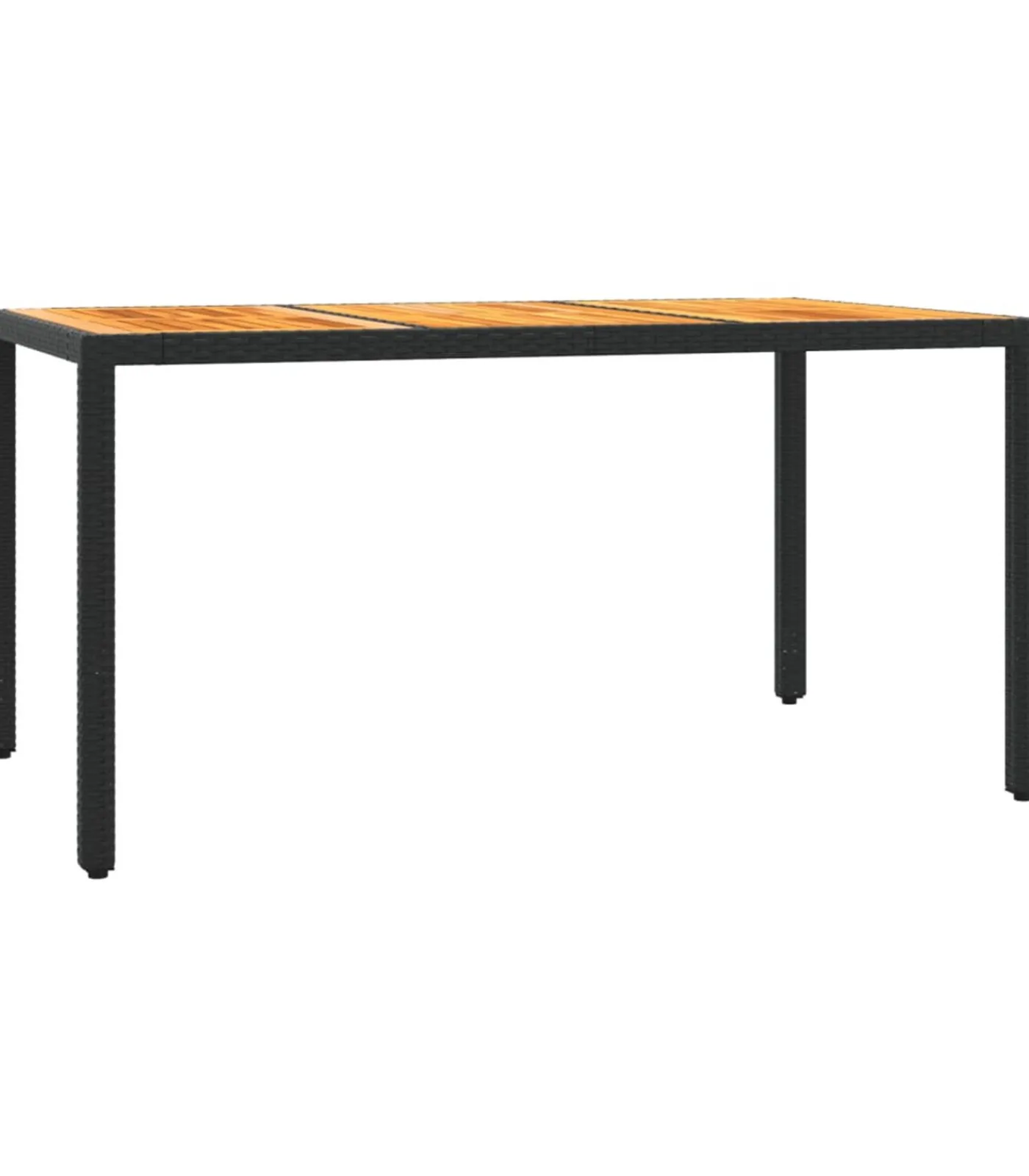 New 7-delige Tuinset met kussens poly rattan zwart Tuinmeubelen