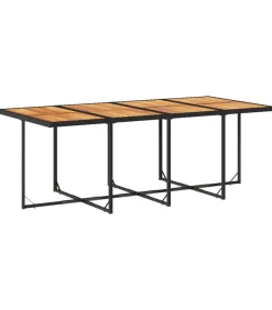 Outlet 9-delige Tuinset poly rattan zwart Tuinmeubelen