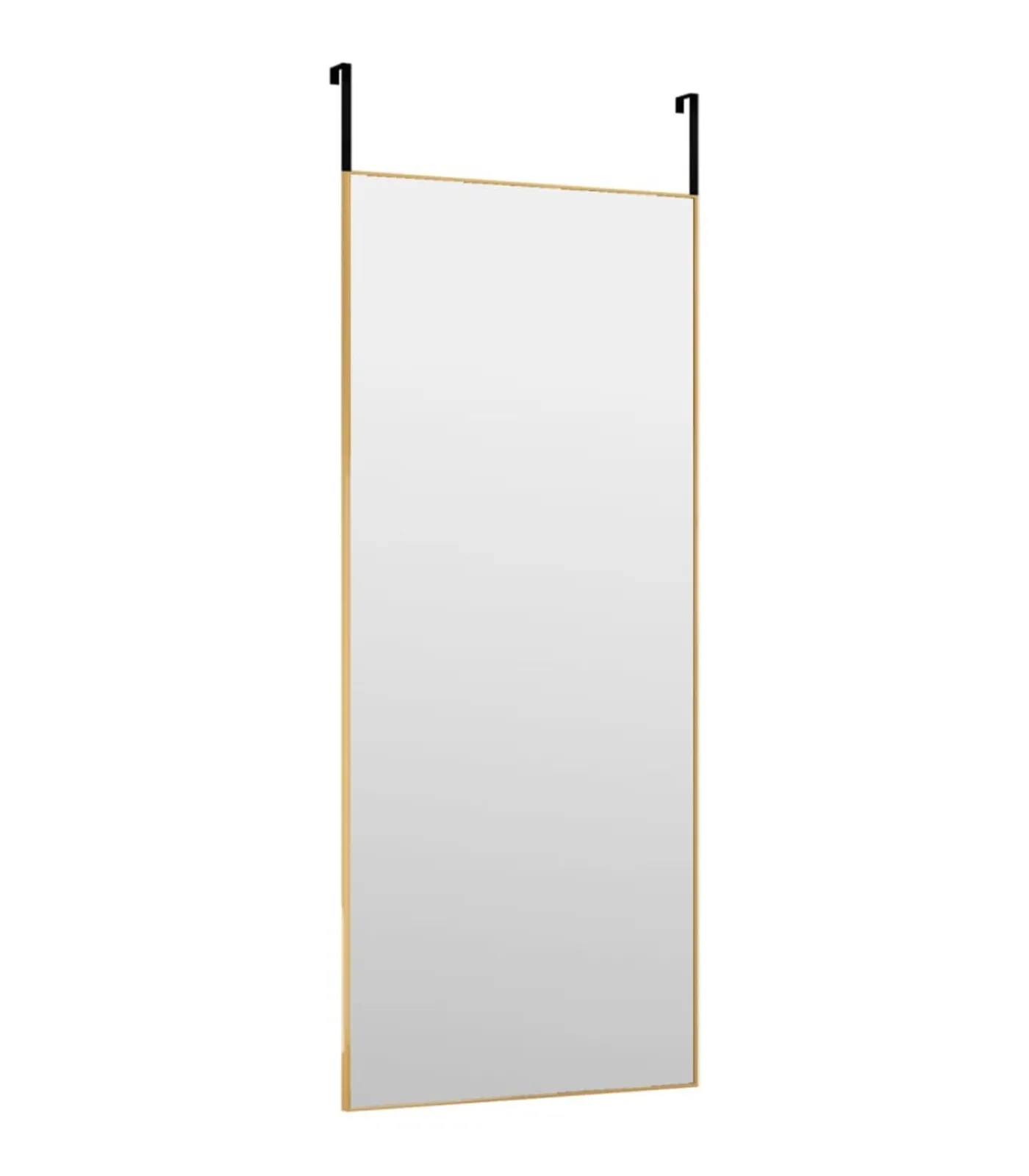Best Deurspiegel 40x100 cm glas en aluminium goudkleurig Spiegels