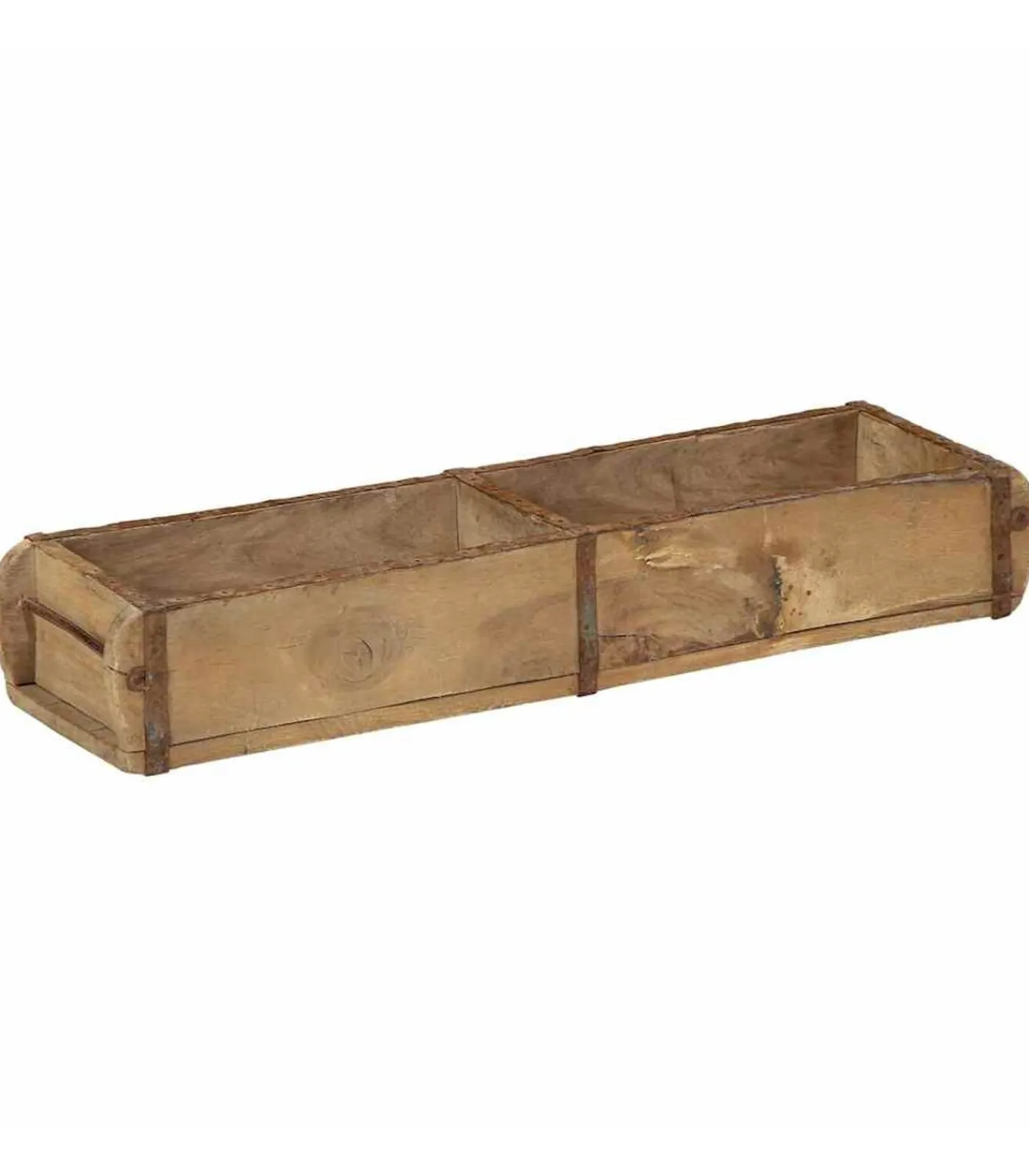 Outlet Dienblad met opslag 4 pcs Bruin 60.5 x 15 x 9 cm Organiseren