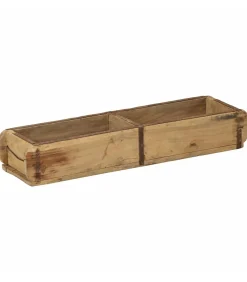 Outlet Dienblad met opslag 4 pcs Bruin 60.5 x 15 x 9 cm Organiseren