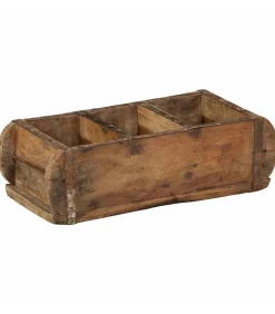 Dienblad met opslag Bruin 30 x 14 x 9 cm Organiseren