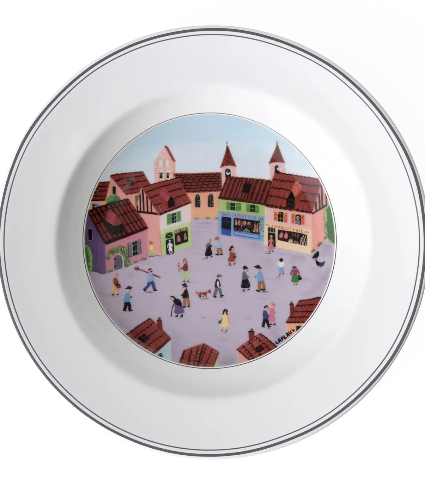 Discount Diep bord Dorp Design Naif Tafelgerei