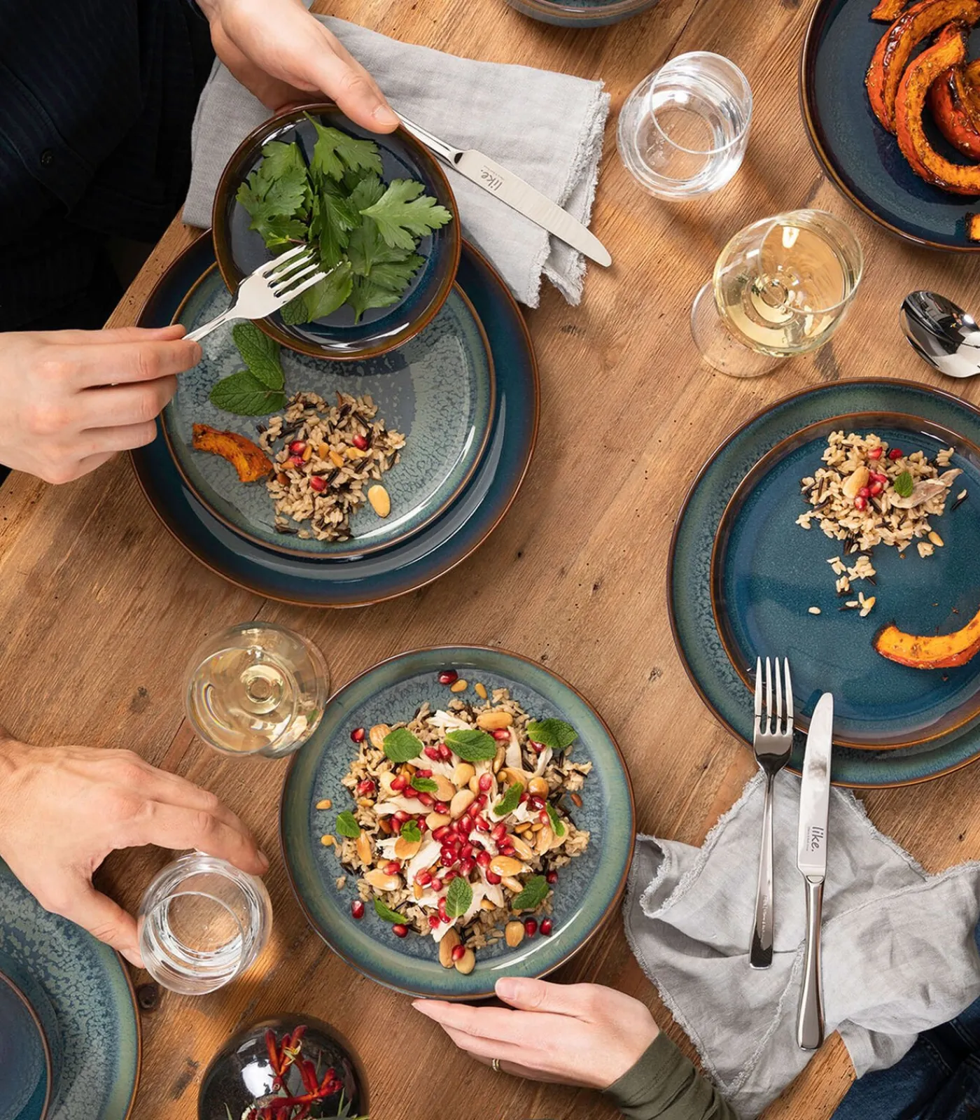 Hot Dinerbord Crafted Denim Tafelgerei