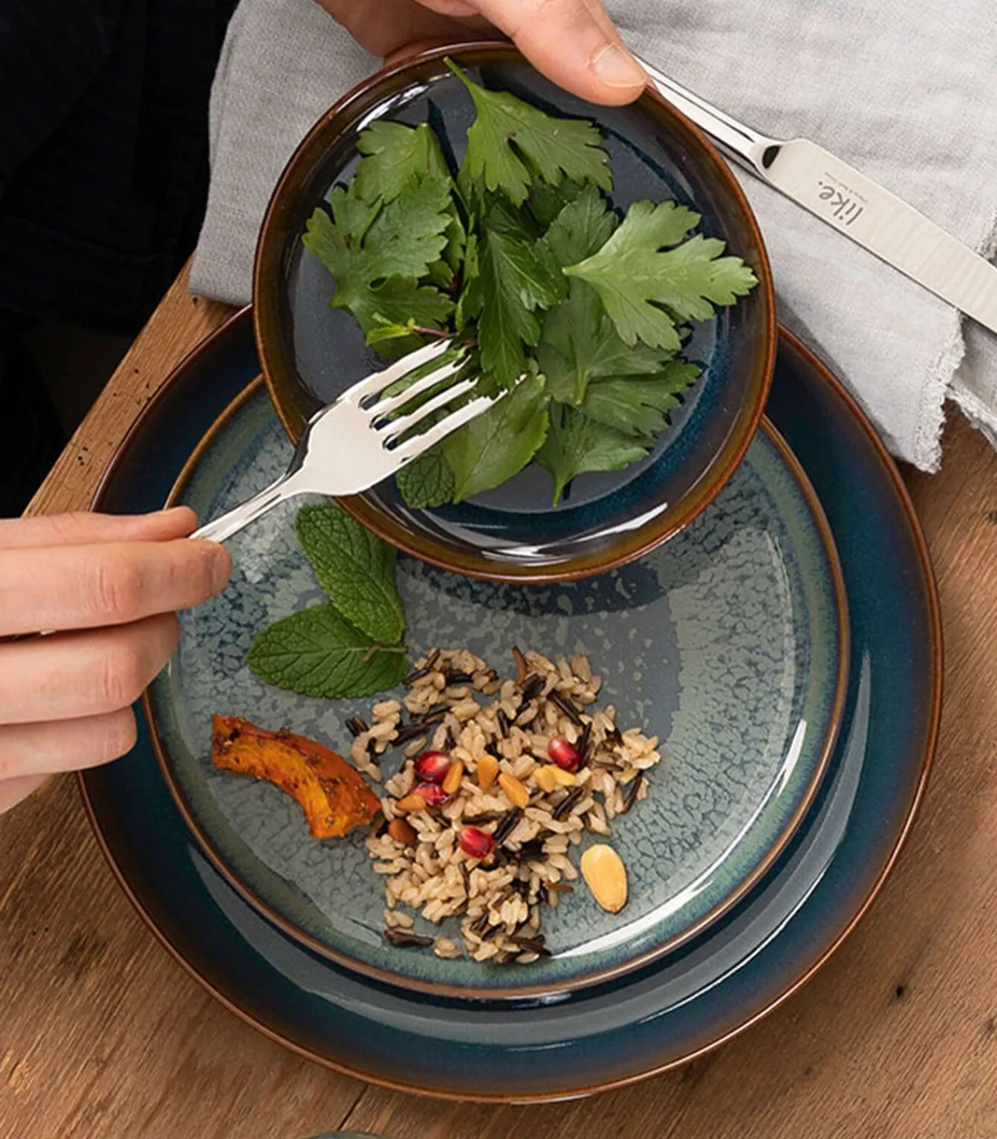 Sale Dinerbord Crafted Denim Tafelgerei