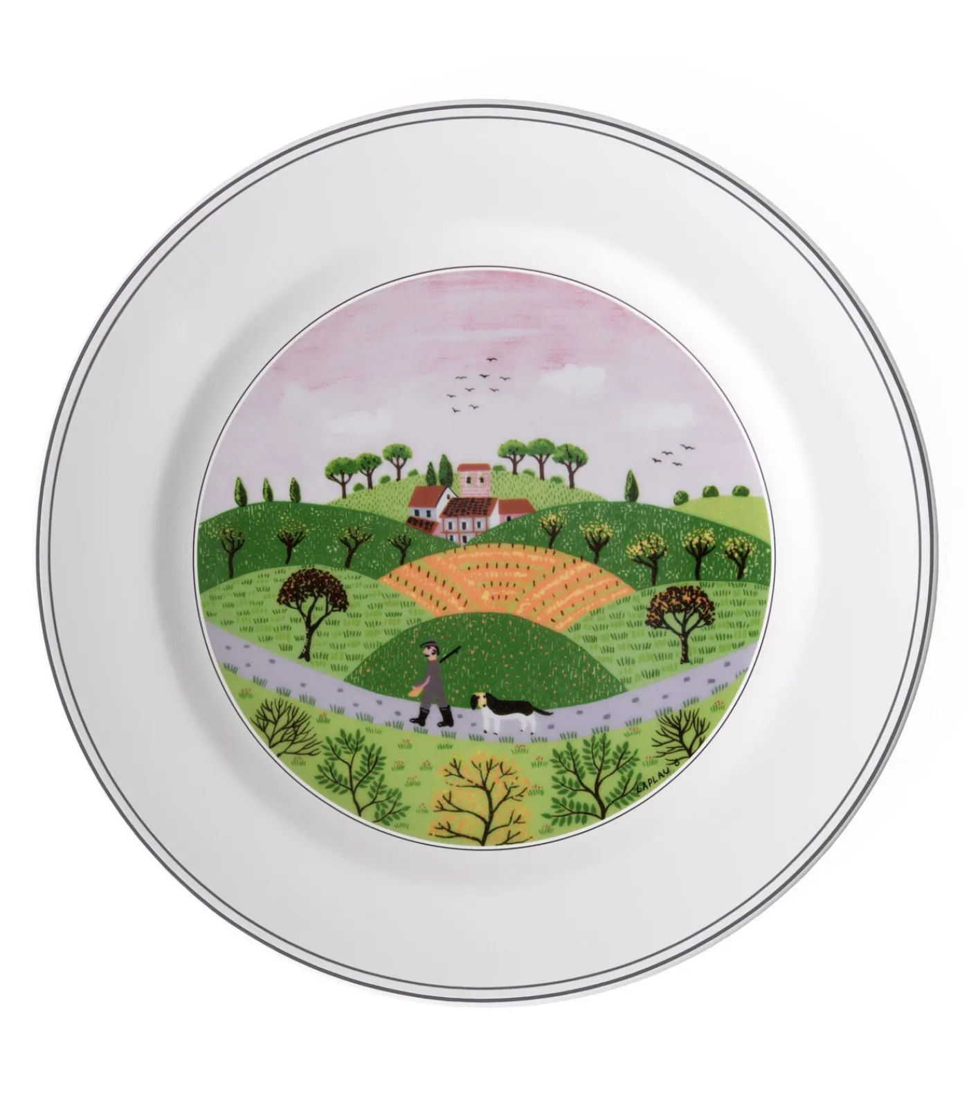 Online Dinerbord Jager Design Naif Tafelgerei