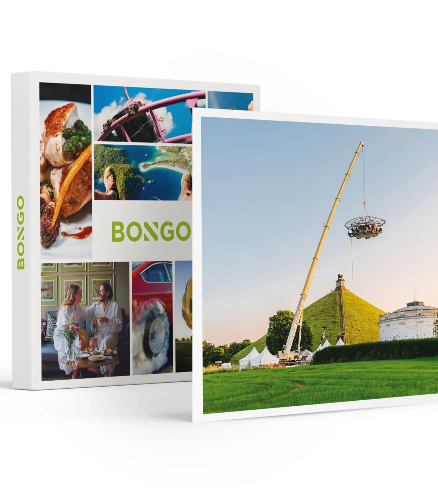 Online Dinner in the Sky: 3 cocktails en hapjes boven de Leeuw van Waterloo - Eten & drinken Geschenken