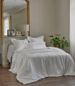 Clearance DIVINE Blanc - Laken Jacquard katoen Lakens