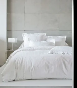 Clearance DIVINE Blanc - Laken Jacquard katoen Lakens