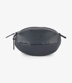 Best Donkerblauw lederen ovale kast Toiletaccessoires