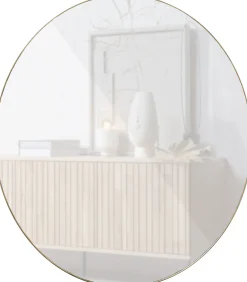 Hot Doutzen Spiegel - Metaal - Goud - 115x115x5 Spiegels