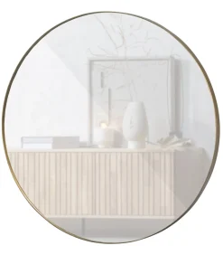 Hot Doutzen Spiegel - Metaal - Goud - 115x115x5 Spiegels