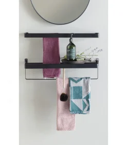 Hot Doutzen Spiegel - Metaal - Zwart - 50x50x5 Spiegels