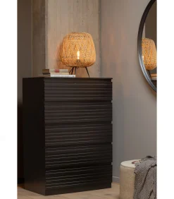 Clearance Doutzen Spiegel - Metaal - Zwart - 115x115x5 Spiegels