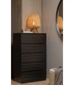 Clearance Doutzen Spiegel - Metaal - Zwart - 115x115x5 Spiegels