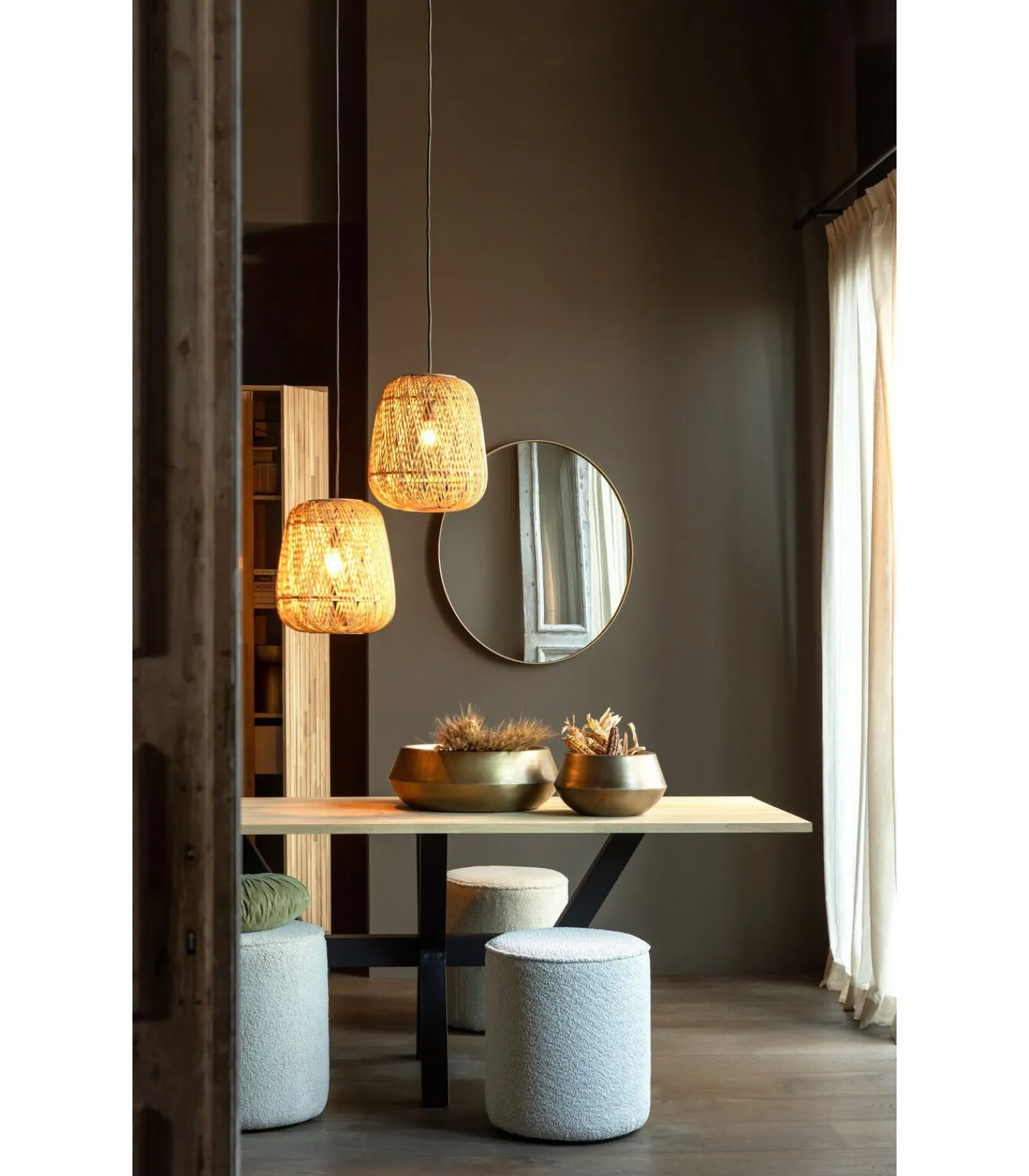 Best Doutzen Spiegel - Metaal - Goud - 80x80x5 Spiegels