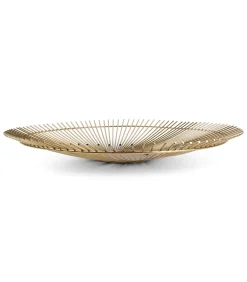 Outlet Draadmand 40xH5cm goud twisted Iris Keukenaccessoires