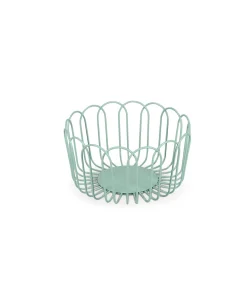 Sale Draadmand 19xH10cm groen Flores Keukenaccessoires