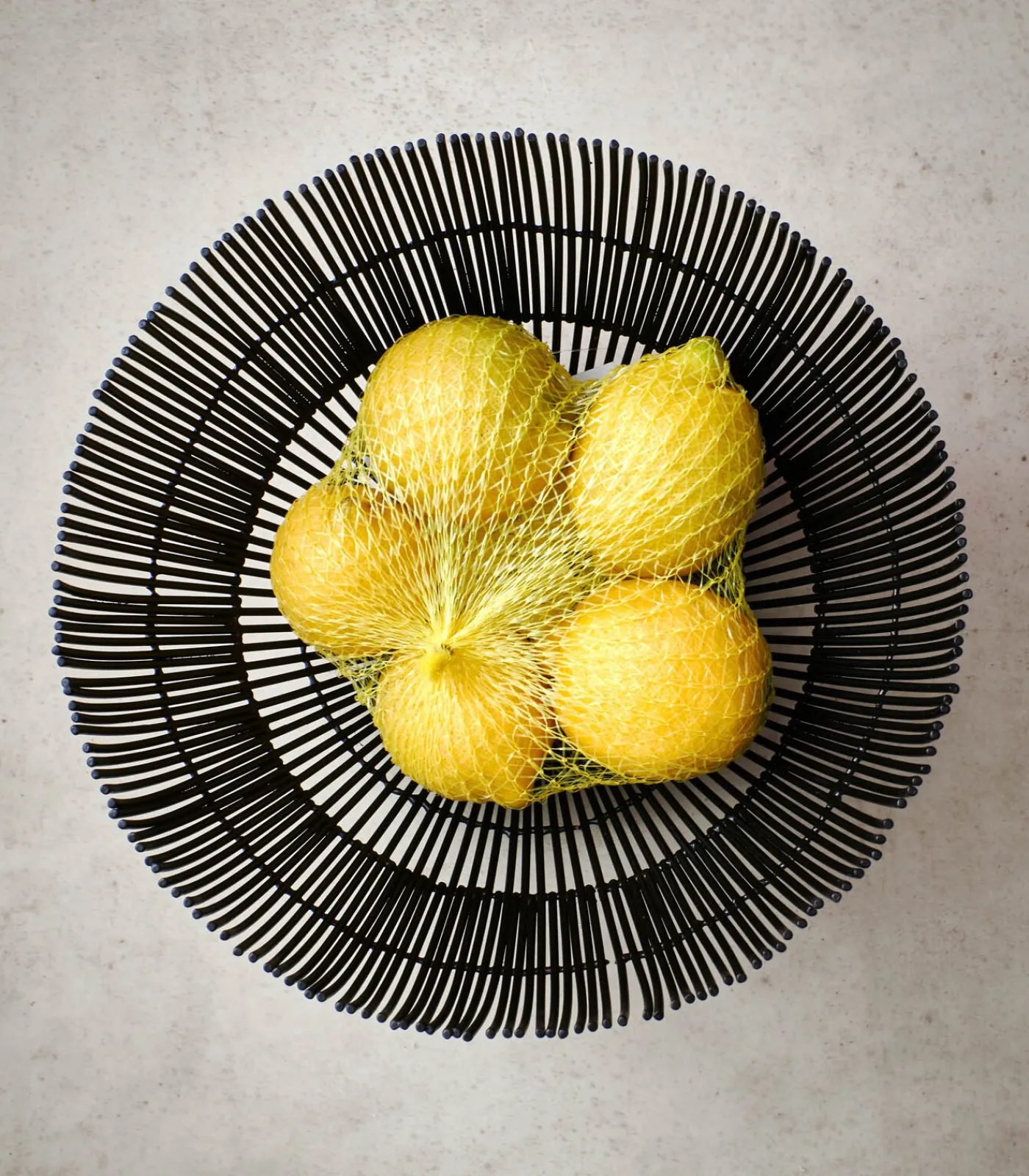 Discount Draadmand 53xH5cm zwart twisted Iris Keukenaccessoires