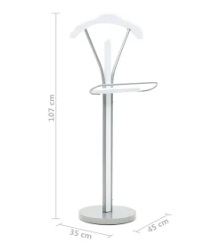 Dressboy 45x35x107 cm wit Organiseren