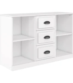 Online Dressoir 104,5x35,5x67,5 cm bewerkt hout hoogglans wit Meubels