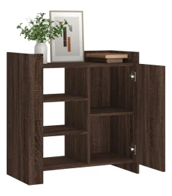 Sale Dressoir 73,5x35x75 cm bewerkt hout bruin eikenkleur Meubels