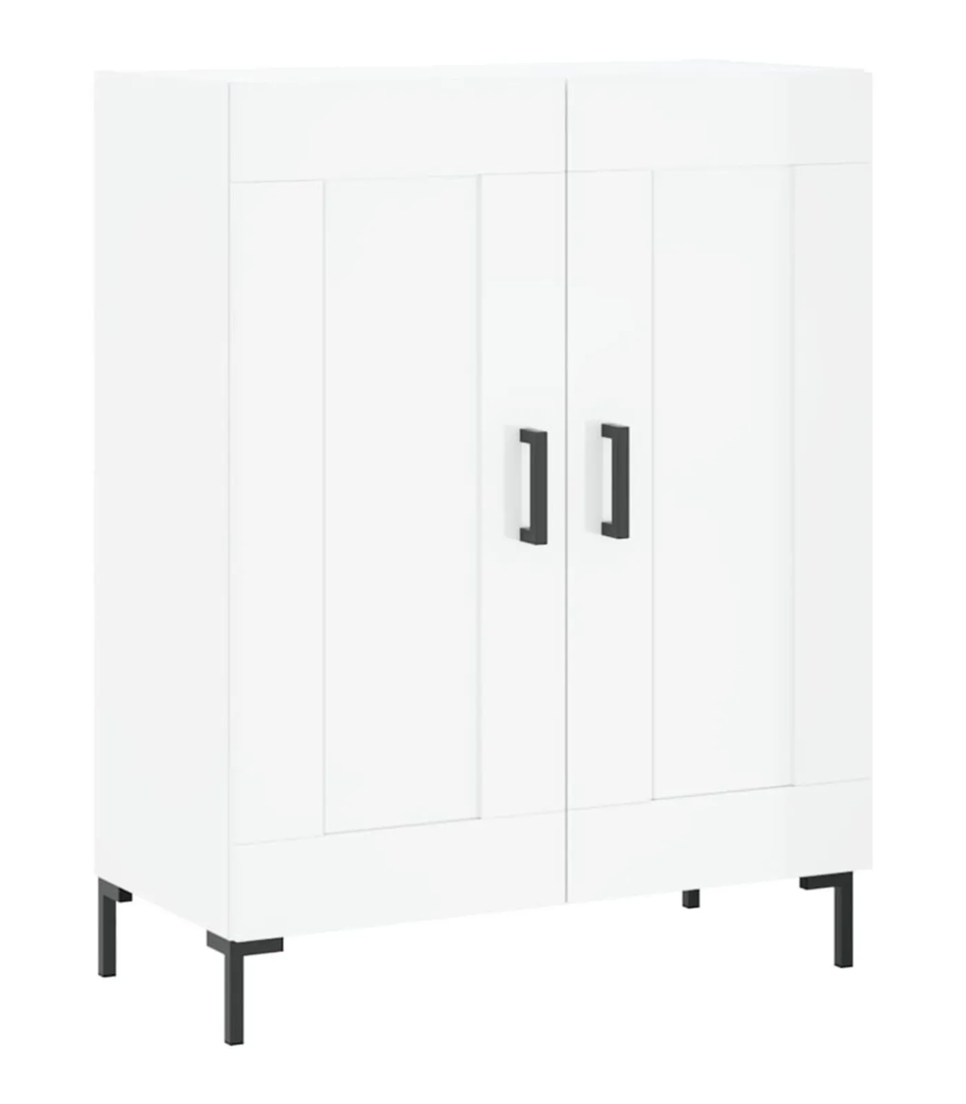 Online Dressoir 69,5x34x90 cm bewerkt hout hoogglans wit Meubels