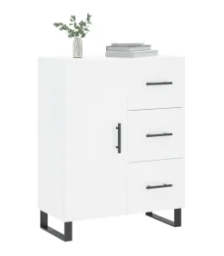 Clearance Dressoir 69,5x34x90 cm bewerkt hout wit Meubels