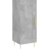 Online Dressoir 34,5x34x90 cm bewerkt hout betongrijs Meubels