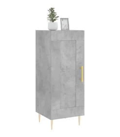 Online Dressoir 34,5x34x90 cm bewerkt hout betongrijs Meubels