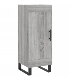 Clearance Dressoir 34,5x34x90 cm bewerkt hout grijs sonoma eikenkleurig Meubels