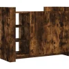 Outlet Dressoir 100x35x75 cm bewerkt hout gerookt eikenkleurig Meubels