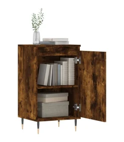 Outlet Dressoir 40x35x70 cm bewerkt hout gerookt eikenkleurig Meubels