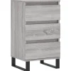 Online Dressoir 40x35x70 cm bewerkt hout grijs sonoma Meubels