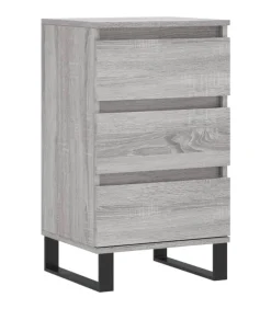 Online Dressoir 40x35x70 cm bewerkt hout grijs sonoma Meubels