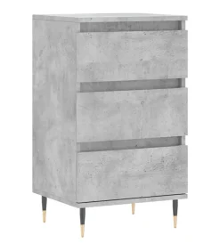 Sale Dressoir 40x35x70 cm bewerkt hout betongrijs Meubels