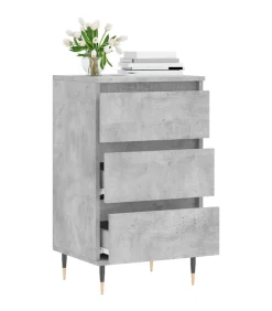 Sale Dressoir 40x35x70 cm bewerkt hout betongrijs Meubels