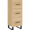 Sale Dressoir 34,5x34x90 cm bewerkt hout sonoma eiken Meubels